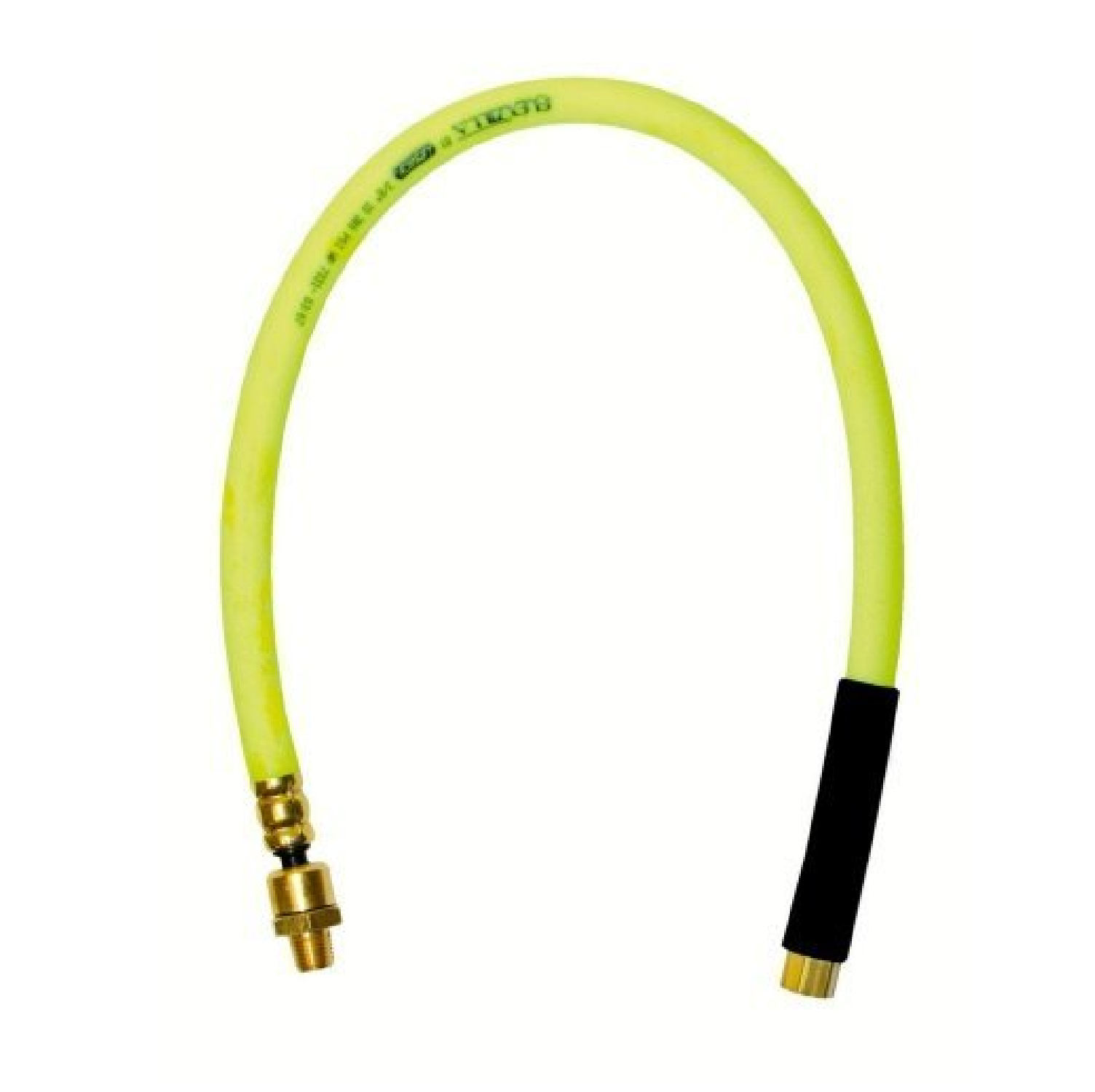 Legacy HFZ3802YW2B Flexzilla Whip Hose - 3/8x 2' with 1/4 MPT Ball Swivel End